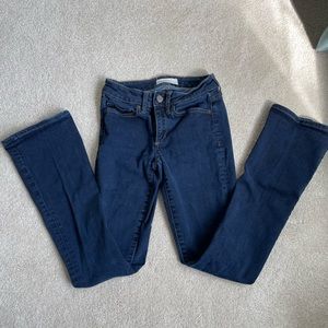 Gap Dark Wash Curvy Perfect Boot Jeans